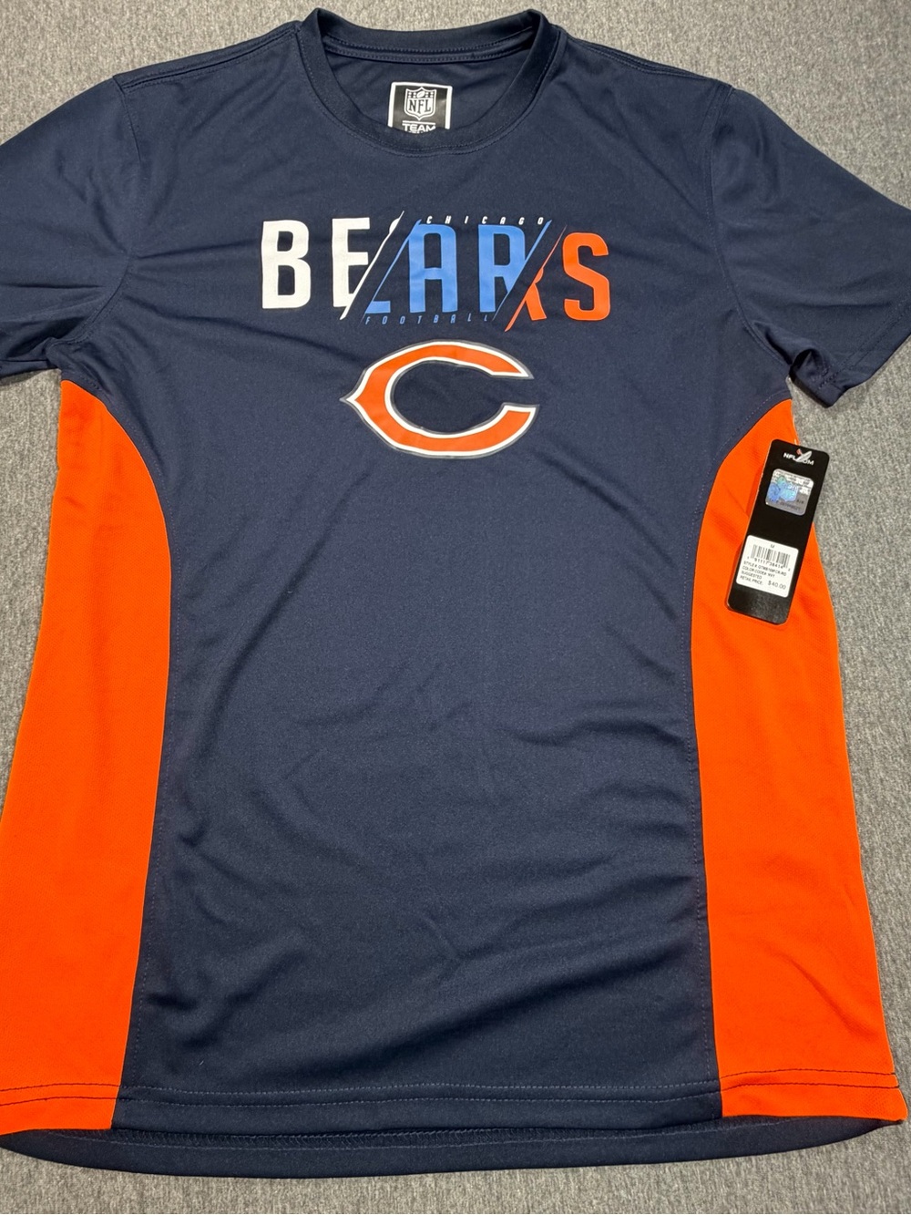 Chicago Bears Licensed NFL Team Apparel Short Sleeve Shirt Size M New With Tags